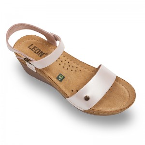 Sandale Leon 1015 perla - dama