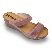 Papuci medicali Leon 1040 rose - dama