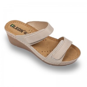 Papuci medicali Leon 1040 beige - dama