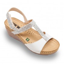 Sandale Leon 1061 alb - dama