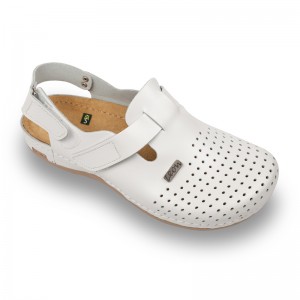 Saboti medicali Leon 701 alb - barbati