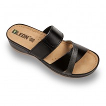 Saboti medicali Leon 909 negru - dama