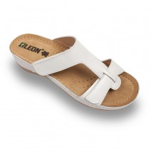 Papuci Leon 914 alb - dama
