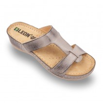 Papuci Leon 914 gri - dama
