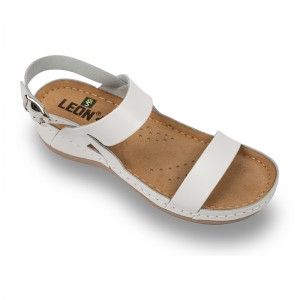 Sandale Leon 920 alb - dama