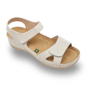 Sandale Leon 935 beige - dama 36 Cu-impri
