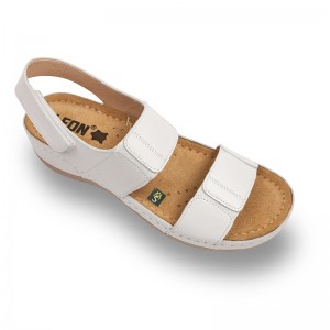 Sandale Leon 945 alb - dama