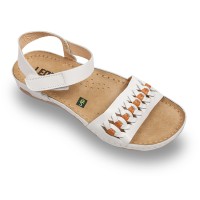 Sandale Leon 964 alb - dama