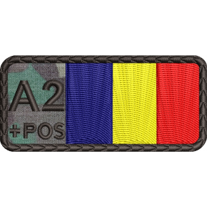 ECUSON GRUPA SANGUINA A2 POS TRICOLOR COMBAT