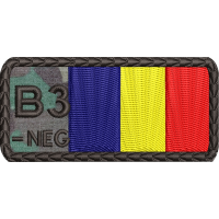 ECUSON GRUPA SANGUINA B3 NEG TRICOLOR COMBAT