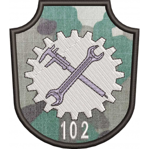 EMBLEMA COMBAT BATALIONUL 102