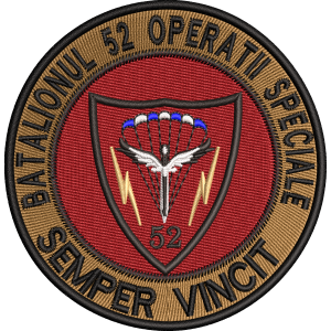 EMBLEMA BATALIONUL 52 OPERATII SPECIALE - COMEMORATIVA