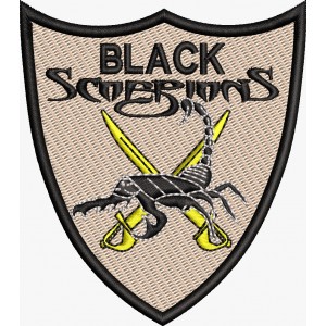 ECUSON / EMBLEMA BLACK SCORPIONS