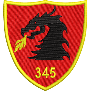 EMBLEMA Batalionul 345 Artilerie Tomis