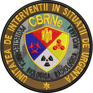 EMBLEMA  UNITATEA DE INTERVENTII IN SITUATII DE URGENTA CBRNe COMBAT