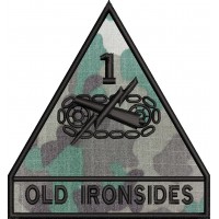 EMBLEMA  OLD IRONSIDES COMBAT / 1