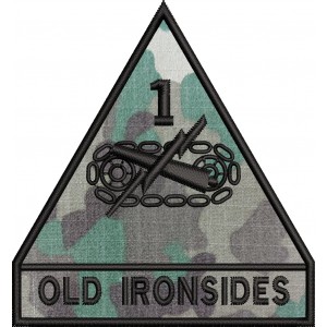 EMBLEMA  OLD IRONSIDES COMBAT / 1