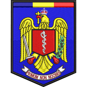 EMBLEMA DIRECTIA MEDICALA MAI CU TRICOLOR