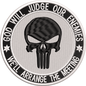 EMBLEMA GOD WILL JUDGE OUR ENEMIES
