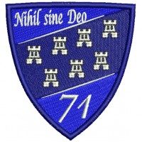 ECUSON / EMBLEMA - BAZA 71 AERIANĂ „GENERAL EMANOIL IONESCU "