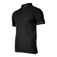 TRICOU BUMBAC POLO / NEGRU