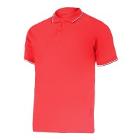 TRICOU BUMBAC POLO SUBTIRE / ROSU