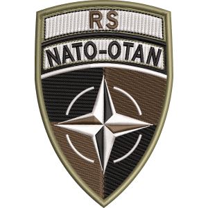 EMBLEMA NATO OTAN RESOLUTE-SUPPORT varianta 4