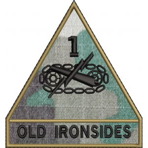 EMBLEMA  OLD IRONSIDES COMBAT