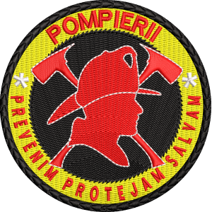 ECUSON / EMBLEMA - POMPIERII MILITARI 