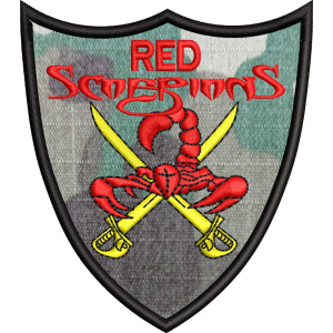 EMBLEMA RED SCORPIONS COMBAT