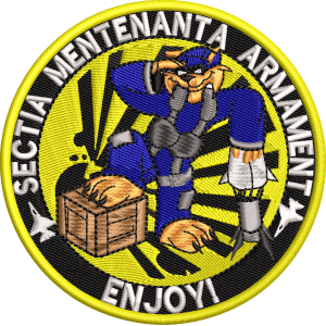 EMBLEMA SECTIA MENTENATA  ARMAMENT AVIATIE