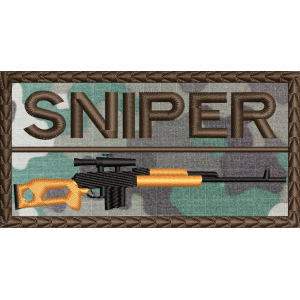 EMBLEMA SNIPER COMBAT 