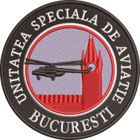 EMBLEMA UNITATEA SPECIALĂ DE AVIAȚIE BUCURESTI – SIGLA BRODATĂ