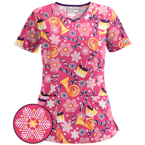 Bluza medicala   Festive Holiday   (H626FHU)