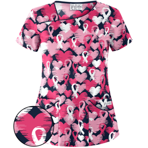 Bluza medicala   Love and ribbons   (UA658LRN)