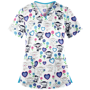 Bluza medicala   Monkey garden   (TS726MYW)