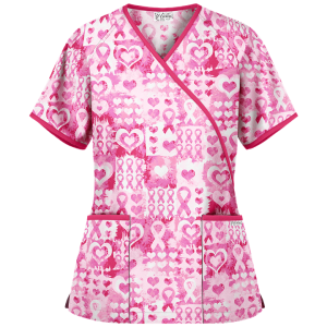 Bluza medicala   Pink ribbon passion   (WT668WPR)