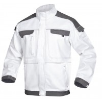 Jacheta de lucru PROFESIONALA COOL TREND ALB-GRI H8800 