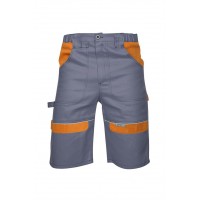 Pantaloni scurti de lucru PROFESIONALI COOL TREND gri-portocaliu H8608 