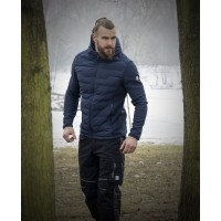 Jachetă albastră tricotată NYPAXX H5994