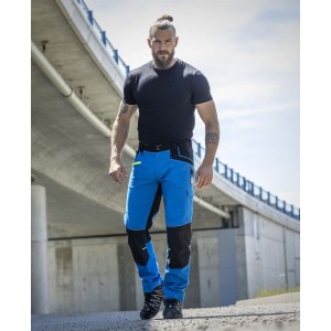 Pantaloni de lucru in talie 4Xstretch H6081 albastru