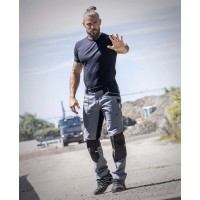 Pantaloni de lucru in talie 4Xstretch H6095 GRI