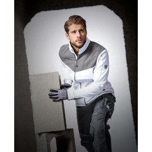 Hanorac SOFTFLEECE COMBO alb H6499