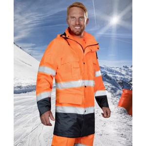 Geaca reflectorizanta ARDON ® MAXWELL portocaliu-albastru H1140 