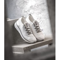 Pantofi de mers in aier liber AMBLE WHITE G3372