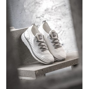 Pantofi de mers in aier liber AMBLE WHITE G3372