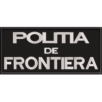 EMBLEMA POLITIA DE FRONTIERA SPATE 24X8CM