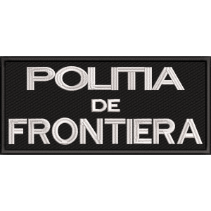 EMBLEMA POLITIA DE FRONTIERA SPATE 24X8CM