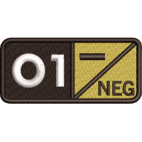 ECUSON GRUPA SANGUINA O1 NEGATIV