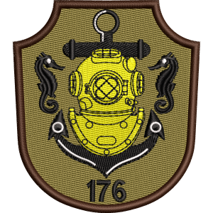 EMBLEMA Divizionul 176 nave scafandri de mare adancime